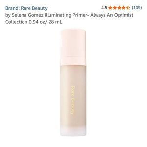 Rare Beauty Always An Optimist Illuminating Primer Cream .50fl.oz Selena Gomez